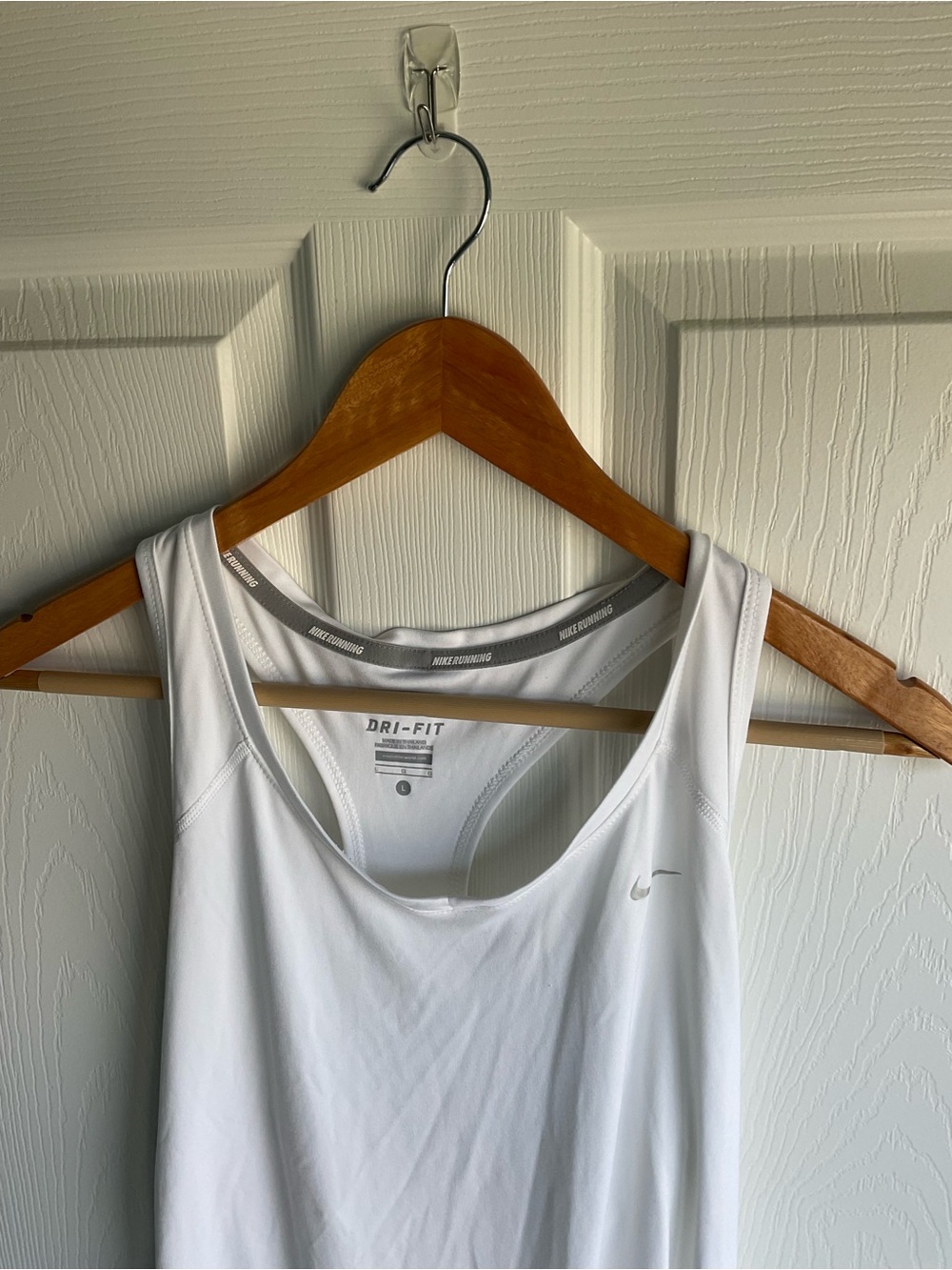 Nike White Women's Dri-FIT Racerback Tank